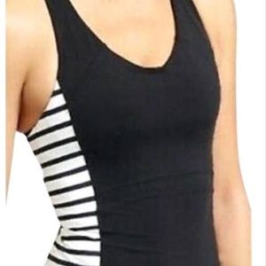 Black and white tank